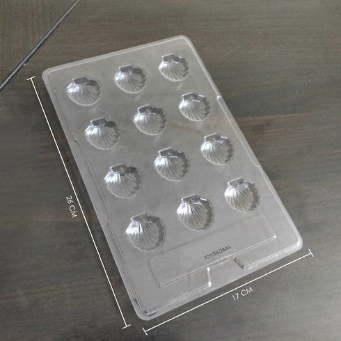 Cacao Shell Shape PVC Mould - 8 Grams