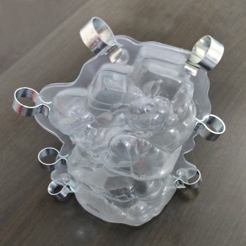 Cacao 3D Santa Claus with Gifts Shaped PVC Mould