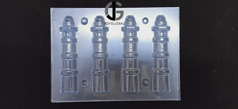 JoyGlobal Taj Mahal PVC Chocolate Mould With clips  (10 " in)