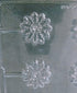 JoyGlobal 8-Cavity Round Sunflower Lollipop PVC Chocolate Mould