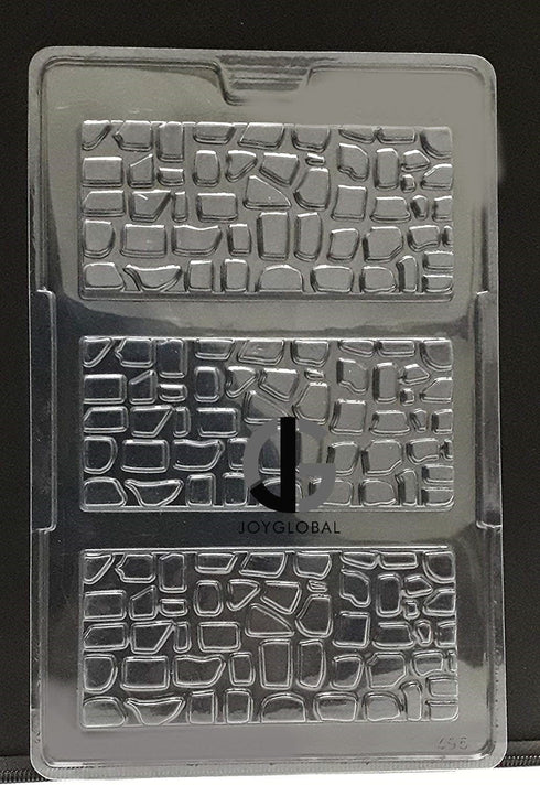 JoyGlobal 3 Cavity Chocolate Bar PVC Chocolate Mould - 70 Grams