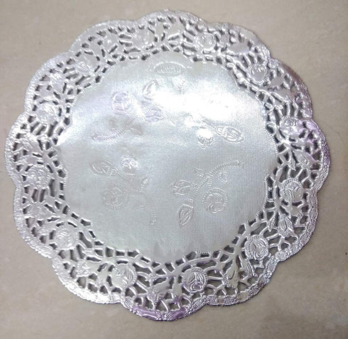 Rose Embedding Doilies - 10.5 Inches