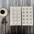 Silicone Onion Bun/Modak Entremet Mould - 15 Cavity