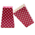 Red Polka Popcorn Cups Set Of 6 Pcs