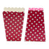 Red Polka Popcorn Cups Set Of 6 Pcs