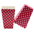 Red Polka Popcorn Cups Set Of 6 Pcs