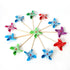 JoyGlobal Pinwheel Windmill Cake Toppers (Pack of 11)