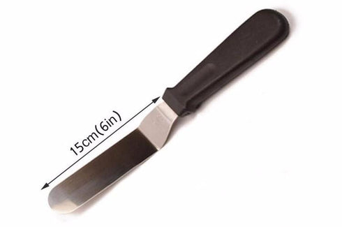 JoyGlobal 6 inch Plastic Handle Bent Palette Knife