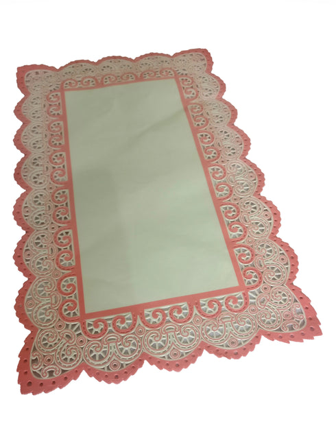 JoyGlobal Rectangle Lace Paper Doilies