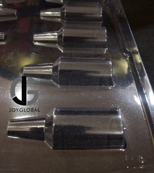 Cacao Drop Bottle Shape PVC Mould - 14 Grams
