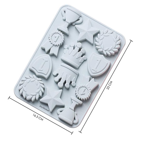 Silicone Trophy Crown Star Mould