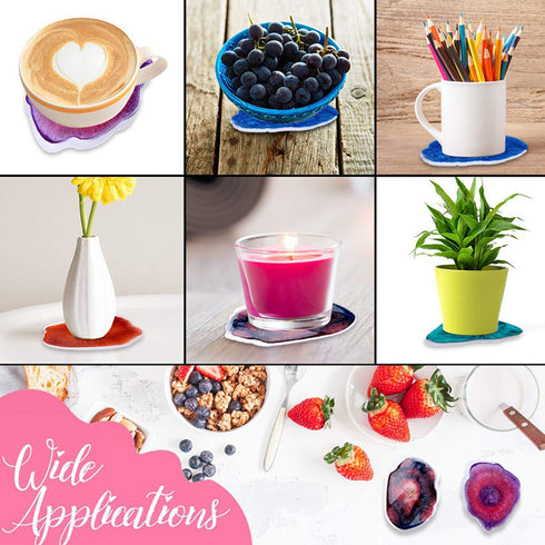 Silicone Mixed Coaster Resin Mould