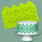 Silicone Moroccan Chevron Onlay