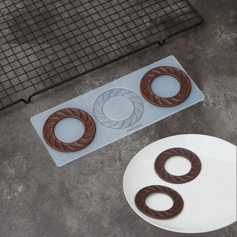 Silicone Round Garnishing Mould