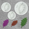 3 Piece/Set Holly Leaf Plunger Cutter