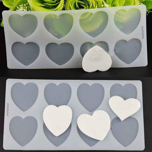 Silicone Heart Garnishing Mould
