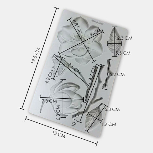 Silicone Leaves & Flowers Mould