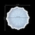 Flower Embossed Coaster Mould - Large Size