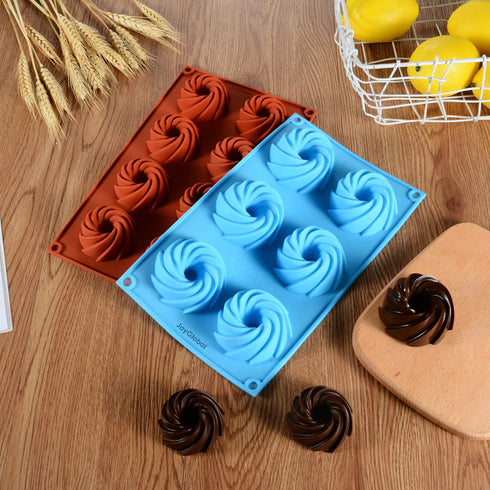 Silicone Swirl Mould - 80 Grams