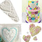 Silicone Heart Buttons Mould