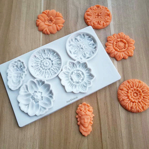 Silicone Vintage Brooch Mould