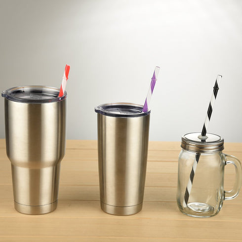 Plastic Straw Pipe - Purple