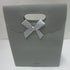 Gift Bags with Ribbon Bow-Grey