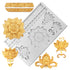 Silicone Vintage Flower Curlicues Mould