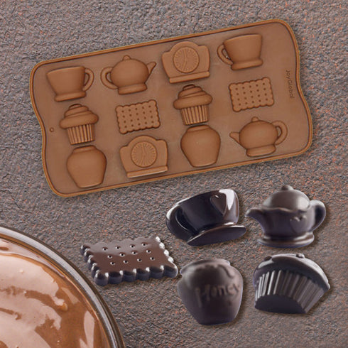 Silicone Biscuit Tea Pot Set Mould
