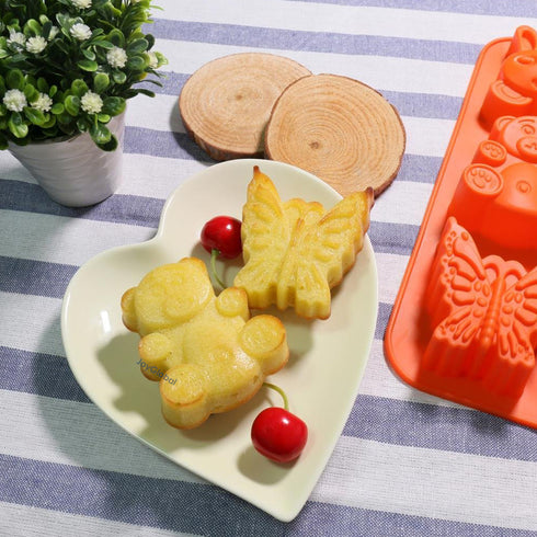 Silicone Bear Bunny Butterfly Mould - 80 Grams