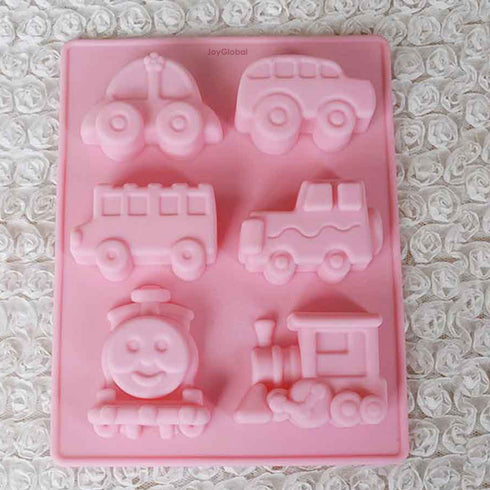 Silicone Car Train Jeep bus Mould - 40 Grams