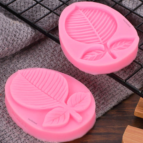 Silicone Leaf Impression Mould - 3D Effect