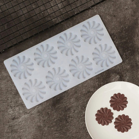 Silicone Ruffled Flower Garnishing Mould
