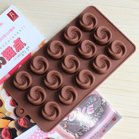 Silicone Swirl Lattices Mould