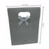Gift Bags with Ribbon Bow-Grey