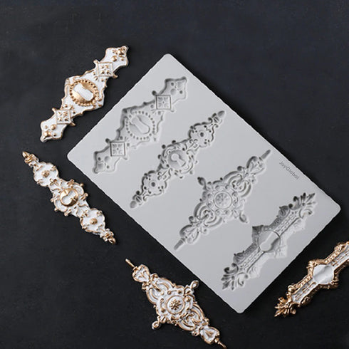 Silicone Vintage Relief Baroque Mould