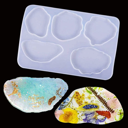 Silicone Mixed Coaster Resin Mould