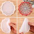 Flower Embossed Coaster Mould - Large Size