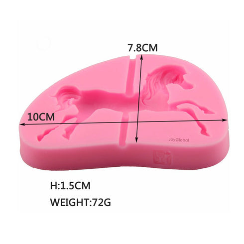 Silicone Carousel Horse Mould