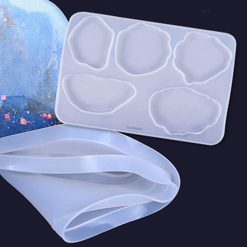 Silicone Mixed Coaster Resin Mould