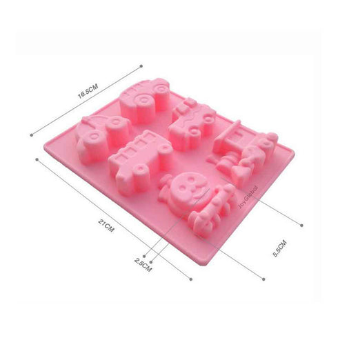 Silicone Car Train Jeep bus Mould - 40 Grams