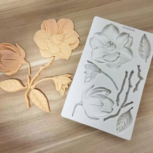 Silicone Leaves & Flowers Mould