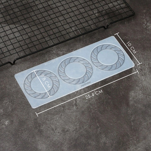 Silicone Round Garnishing Mould