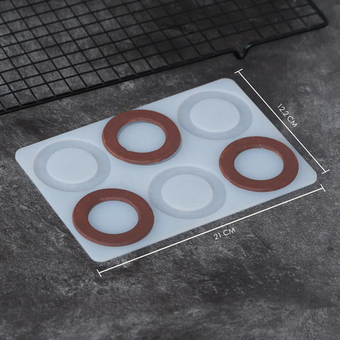 Silicone Round Garnishing Mould
