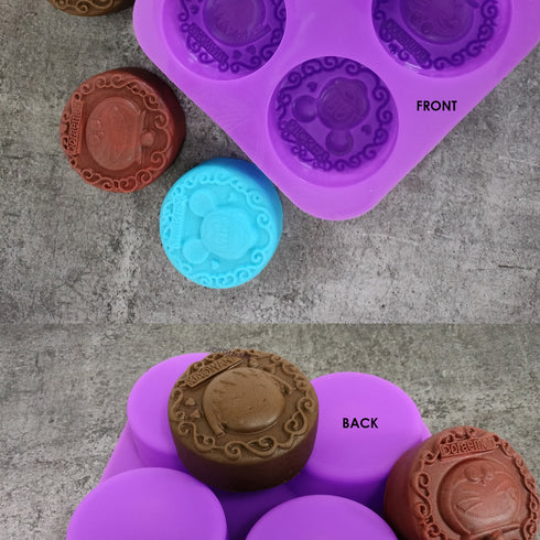 Doraemon Cartoon Silicone Mould - 90 Grams