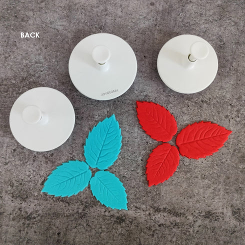 Big Size Rose Leaf Plunger Cutter - 3 Pieces