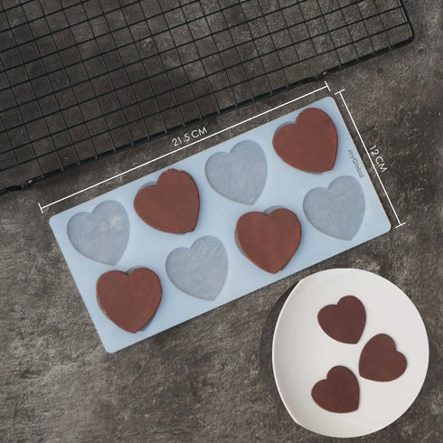 Silicone Heart Garnishing Mould