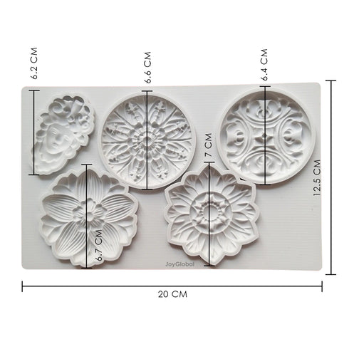 Silicone Vintage Brooch Mould