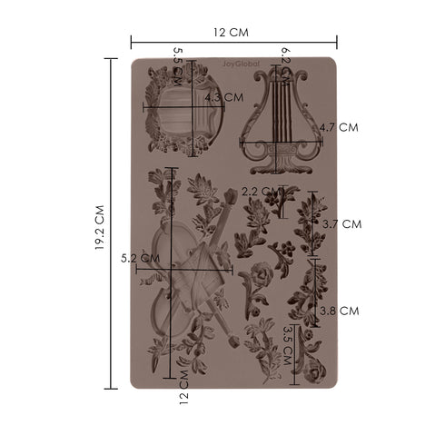 Silicone Musical Journey Vintage Mould