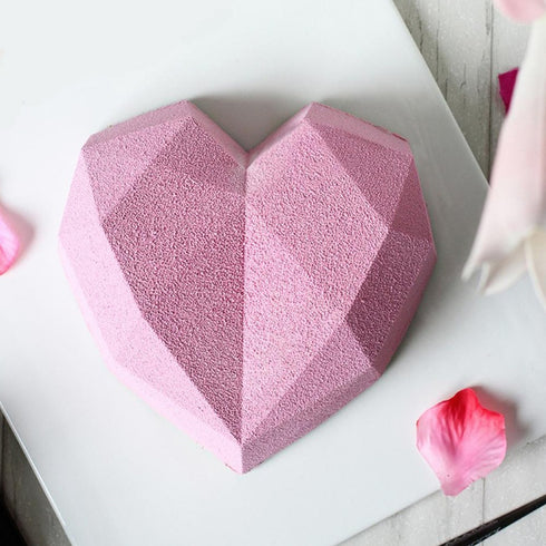 Silicone Diamond Heart Entremet Mould